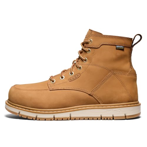 Image of KEEN Utility Men's San Jose 6 inch Alloy Toe Waterproof Wedge Work Boots