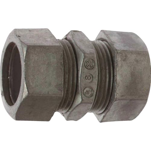 Halex 1 in. Electrical Metallic Tube (EMT) Compression Coupling 02410 ...