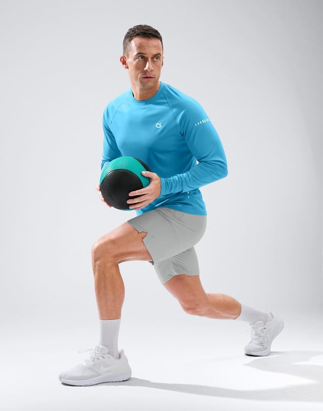 Men's Sun Protection Long Sleeve Shirts UPF 50+ - Image 3