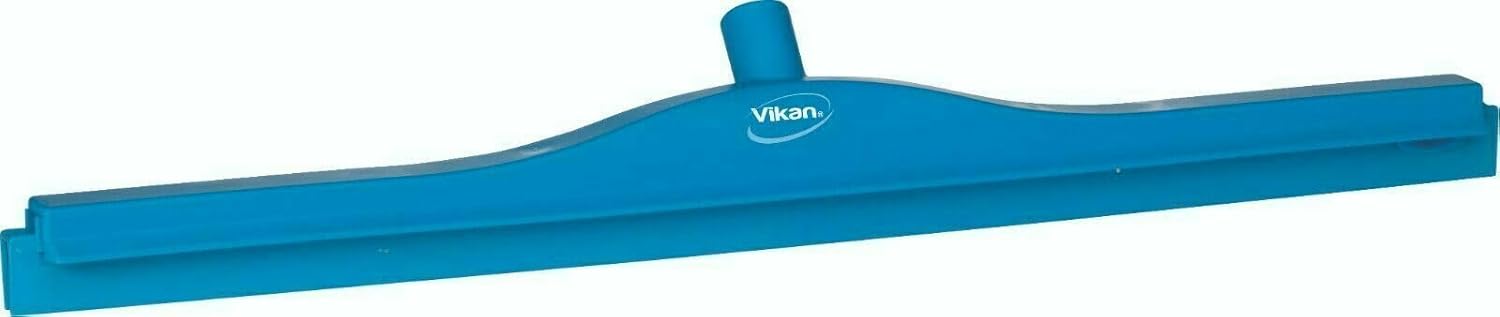 Vikan 77153 Squeegee,Ultra Hygiene,Dbl Blade,28",PP/RB,BL