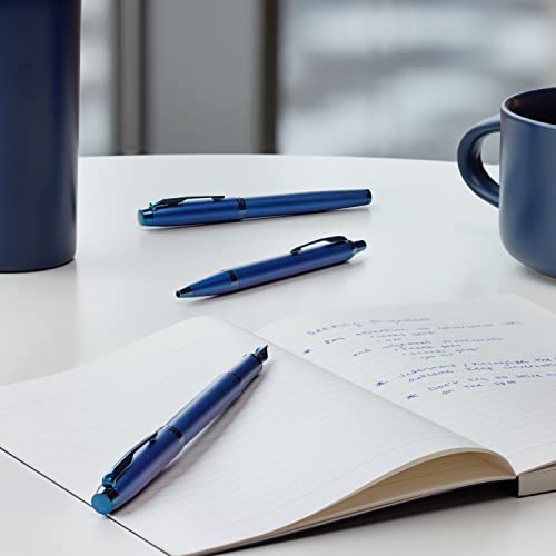 Parker Im Monochrome Ballpoint Pen, Blue Ink, Blue Finish And Trims, Medium Point, Gift Box #TOP4