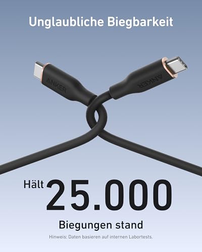 Anker 240W PowerLine III Flow USB C auf USB C Kabel [1,8m] – Ansicht 5