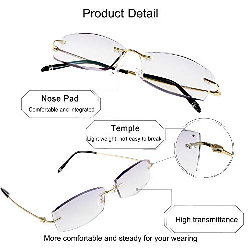 Image of YEIN Blue Light Blocking Glasses, Anti Eyestrain, TV Glasses for Women Men