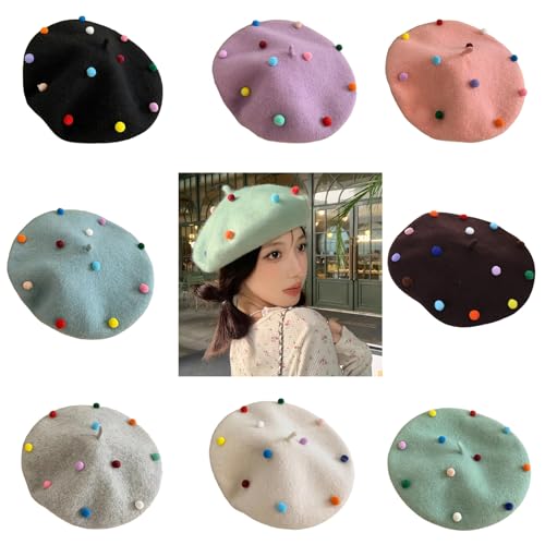 Elegant Wool Berets Hat Unisex Trendy Berets Hat Youth Fashion Hat Versatiles Hat Winter Accessory2