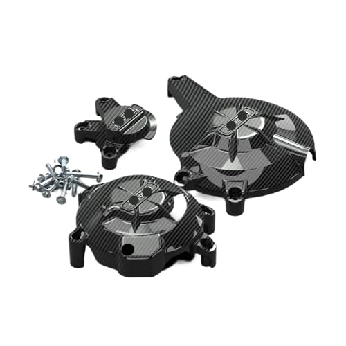 Cubierta de estátor para Versys 650 2006-2023 protector de motor negro 6