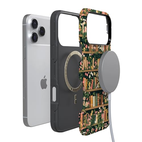 Casely iPhone 17 Pro Max Case | Book Nook | Floral Library | Bold Protective Design | Compatible with MagSafe by Casely - Used condition - Image 4