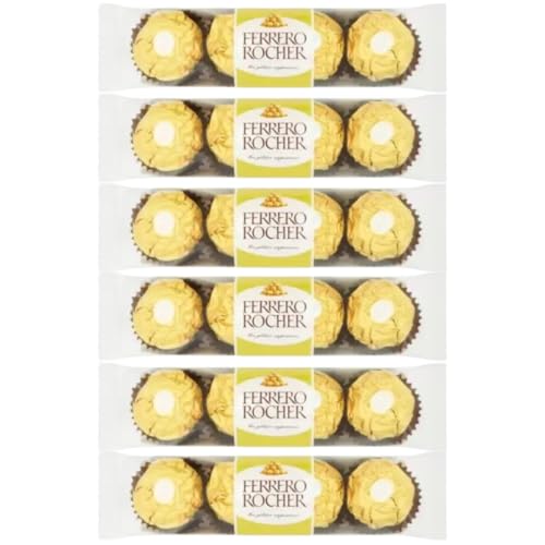 Chocolate Bundle With Ferrero Rocher Hazelnut Chocolate 4 Pack 50g (6 Pack)
