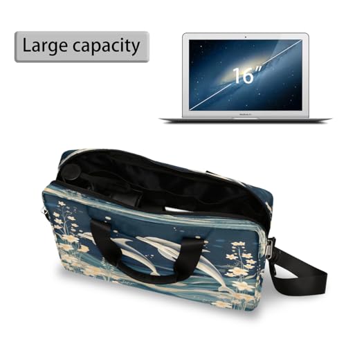 Maletín para laptop de 15.6 pulgadas Flowr Dolphin miniatura 5