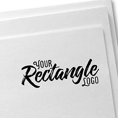 European Hand Stamp - Logo Stamp - Upload Your Custom Artwork! (Rectangular Logo Stamp)