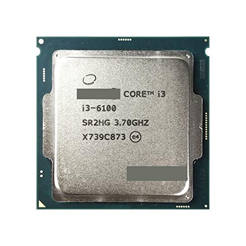 �R�A I3-6100 I3 6100 3.7 GHz �f���A���R�A �N�A�b�h�X���b�h 51W CPU �v���Z�b�T LGA 1151