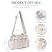 Bucosd Small Gym Bag for Women, Mini Crossbody Gym Duffle Bag with Wet Compartment, Carry on Gym Tote Bag for Workout Dance Sport Travel (Mini-Beige)