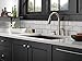 Delta Kate Brushed Nickel Kitchen Faucet with Pull Down Sprayer and Soap Disperser, Modern Two Hole Kitchen Sink Faucet, Single Handle, Stainless 16970-SSSD-DST