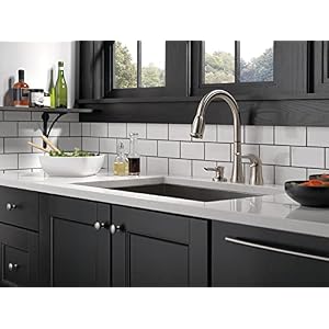 DELTA 16970-SSSD-DST Kate Pull-Down, Overall Height: 14-5/16, Stainless DELTA 16970 SSSD DST Kate Pull Down Overall Height 14 516 Stainless