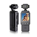 Tobo Body Cameras with Audio and Video Recording, Handheld Pocket Camera with WiFi, Night Vision, 8HR Battery, Mini Vlogging Camera for Travel, Sports, Work Records, Covert Recording. TD-