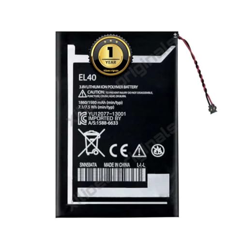 Image of EL40 Battery for Motorola E 1st Gen (1860mAh) Battery with 1 Year Warranty** (B208)