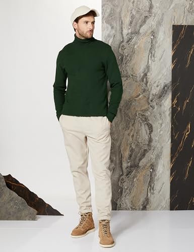 Image of Amazon Brand - Symbol Men's Casual Acrylic High Neck Sweater (Available in Plus Sizes)