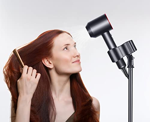 Hair Dryer Stand Holder Hands Free - Tayuqee 59In/150Cm Height Adjustable Blower Stand With Upgraded Larger Clamp, 180 Degrees Rotatable Heavy Duty Blow Dryer Floor Stand Countertop Stand Holder #TOP6