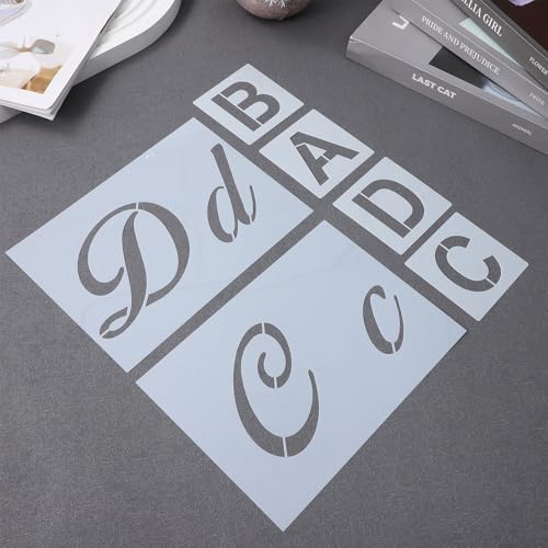 Plantillas de números para pintar letras lavables en manualidades de madera y tela 7