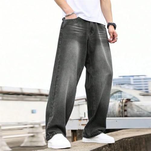 Men's Loose Wide Leg Style Daily Casual Jeans2