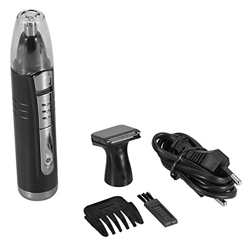 Preisvergleich Produktbild Ohrhaarschneider, Nasenhaarschneider aus Edelstahl, professionelle schmerzfreie elektrische 220 V zum Rasieren der Gesichtshaarreinigungsnase
