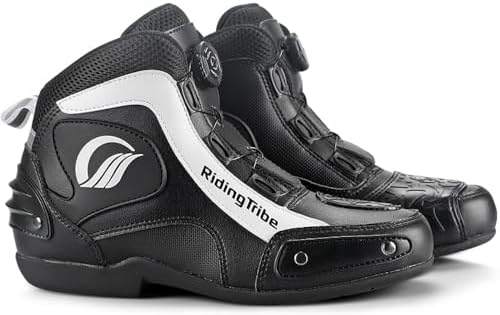 Msport Motorlaarzen voor motorrijders, antislip, ademend, Zwart, 44 EU Msport Motorlaarzen voor motorrijders, antislip, ademend, Zwart, 44 EU