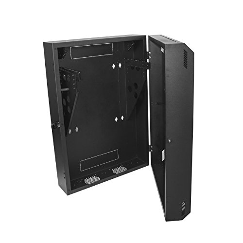 Image of StarTech.com 6U Wall Mount Network Cabinet - Vertical Wall Mount Patch Panel Rack - 30 inch Server Room Cabinet (RK630WALVS)