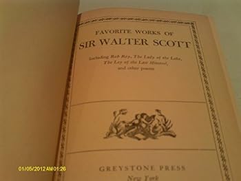 Hardcover Favorite Works of Sir Walter Scott Book