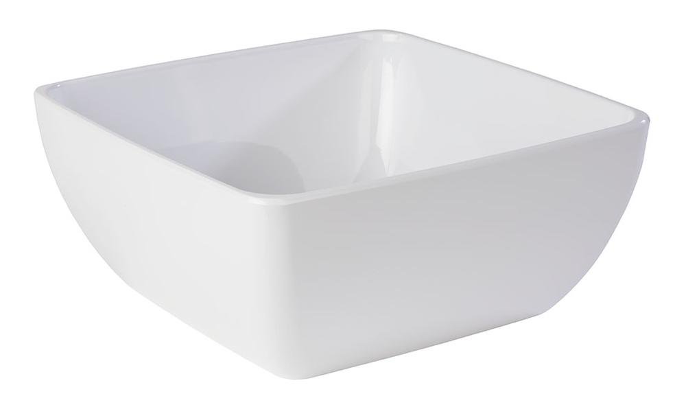 APS 84425 Schale PURE, 32 x 32 cm, Höhe 14 cm, Melamin, weiß