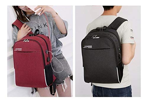 Mochila com cadeado Anti Furto Roubo Notebook com Cabo Usb Cadeado e Senha