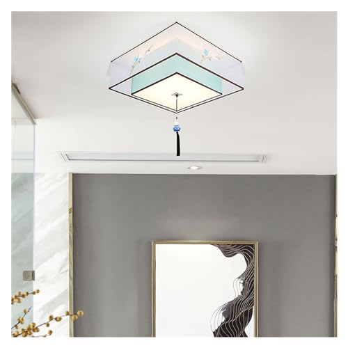 Luminaire plafond LED style chinois salon et escalier - 2