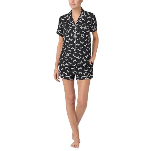 Image of kate spade new york Short Sleeve Boxer PJ Set