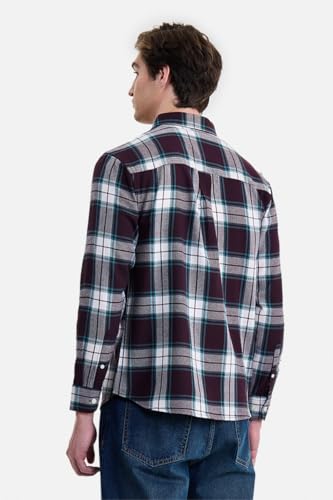 Image of SNITCH Men Casual Shirt | Regular Fit Full Sleeve Spread Collar Plaid Checks Style | 100% Cotton Twill & Breathable Fabric, Social Outings & Office