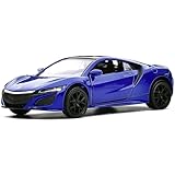 ERBADIHAGO Honda Model Car Acura NSX 2017 Toy Car 1/36 Model Cars Metal Collect Car with Pull Back Toy Cars for Boys Children Gift(Blue)