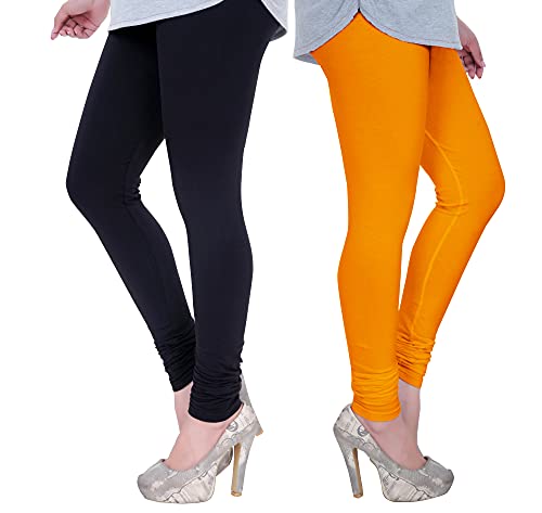 Image of Plus Size Churidar Leggings for Women & Girls Combo (Pack of 2)