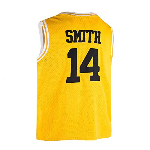 MOOVI GOSAY Mens Jerseys #14 Basketball Jersey Yellow-S