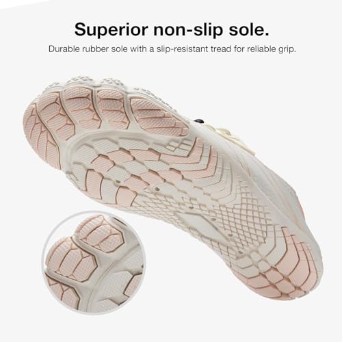 Image of hiitave Womens Water Shoes Quick Dry Barefoot for Swim Diving Surf Aqua Sports Pool Beach Walking Yoga