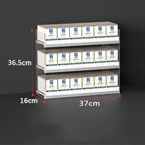 Expositor de tabaco de aluminio duradero con compartimento organizado premium 7