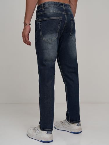 Image of Highlander Men's Straight Fit Jeans | Stretchable | Everyday Comfort & Style| Jeans for Man