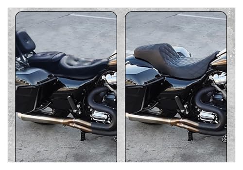 Asiento pasajero trasero con cojines ergonómicos para Electra Street Glide 4