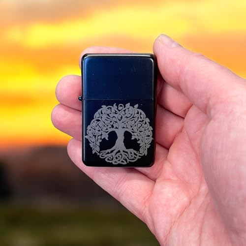 Encendedor Black Lighter estilo Celtic Tree of Life miniatura 5