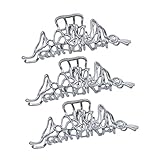Didiseaon 3Stücke Haarklammer Rutschfeste Haarschmuck Clips für Dickes Langes Haar Hollow Shark Design für Make Up Gesichtswäsche Stilvolle Haaraccessoires
