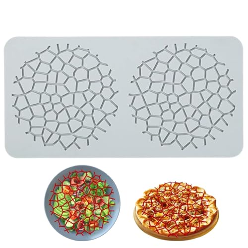 JJiaoLinin Moule Dentelle Silicone, Silicone Moule Tapis de Fondant Gâteau de Dentelle,pour Pâte...