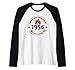 I Grill E Fumo Carne Dal 1956 66 Anni 66° Compleanno Maglia con Maniche Raglan