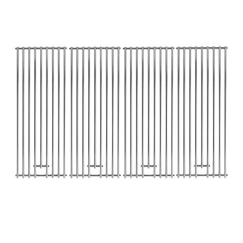 LOCVCDA 19 1/4" Stainless Steel Cooking Grid Grates Replacement Parts for 16517 Bull BBQ Angus, Brahma, Lonstar Select, Outlaw Steer Premium, Lonestar Select,19.25"x7.5",4Pack