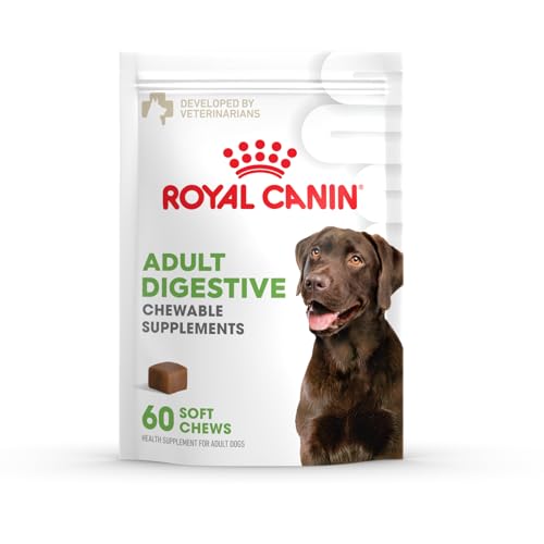 Royal Canin Digestive Dog Supplement Soft Chews for Adult Dogs 60 Count