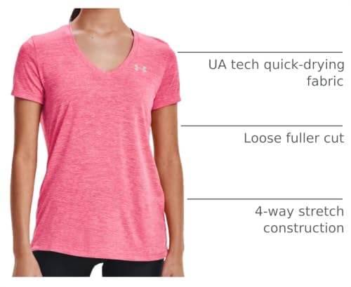 Image of Under Armour Womens Tech V-Neck Twist Short-Sleeve T-Shirt