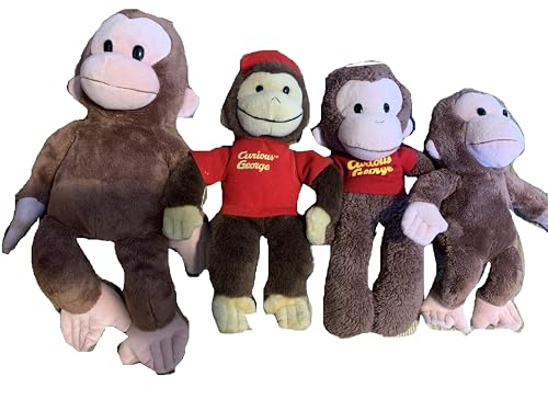 Aunt Sandy's Sewing George Monkey Weighted Stuffed Animal with 2-3 lbs, Plush Washable Weighted Buddy, Lap Pad for Calming and Sleep