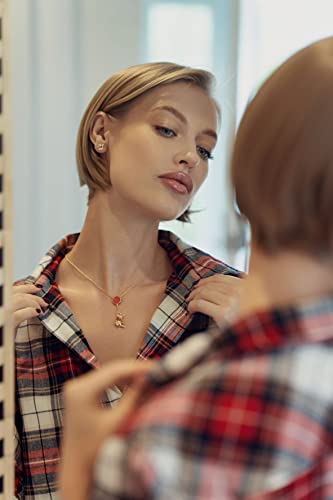 Disney Winnie The Pooh Necklace Official License 18" - 18k Gold Flash-Plated Necklace with Pooh Bear Pendant3