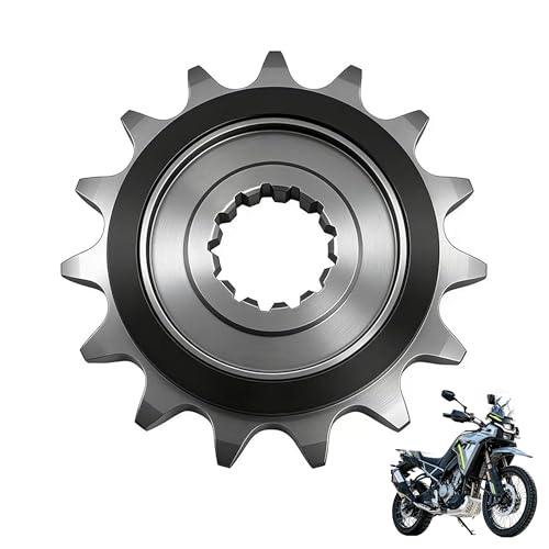 TT719 15T Ibex 450 Motorcycle Front Sprocket Cushioned Countershaft Chain Wheel Silent Durable Rubber Tooth Fly Wheel Pinion for CFMOTO IBEX450/450SS/450NK/675SS/675NK 450SS Accessories
