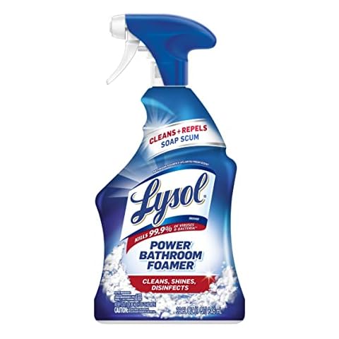 Lysol Power Foaming Cleaning Spray for Bathrooms Cover
